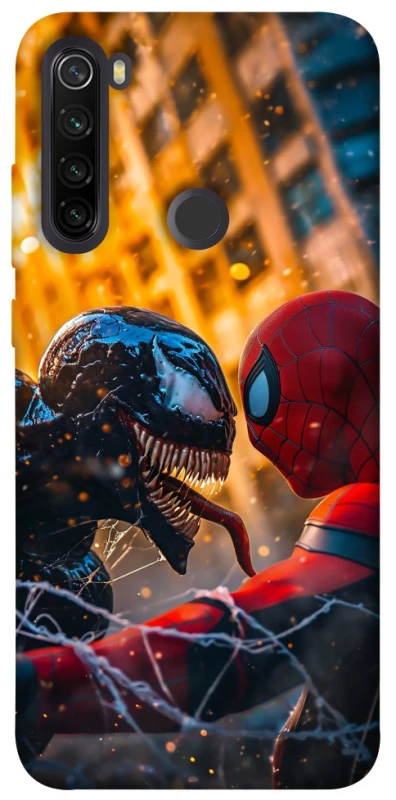 Чехол на Xiaomi Redmi Note 8T Venom vs Spiderman фото 1 из 1