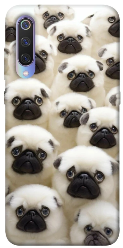 Чохол на Xiaomi Mi 9 Doggy Pug Love фото 1 з 1