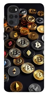 Чехол на Motorola Moto G22 Many coins фото 1 из 1