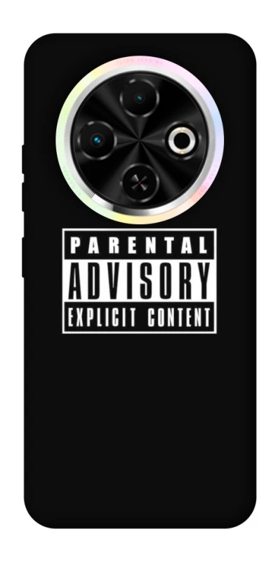 Чохол на TECNO Spark 30C Parental Advisory Label фото 1 з 1