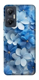 Чохол на Infinix Hot 20 5G Сині квіти фото 1 Чохол на Infinix Hot 20 5G Сині квіти фото 1 з 1