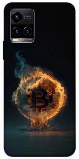 Чохол на Vivo Y21 / Y33s Fire Bitcoin фото 1 з 1