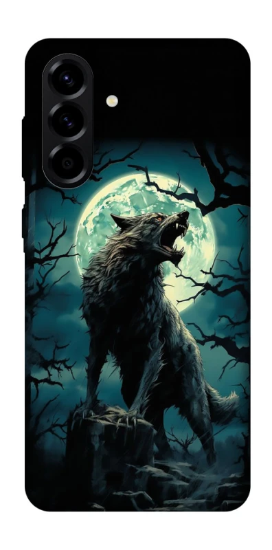 Чохол на Samsung Galaxy A57 5G Вовк під місяцем фото 1 з 1