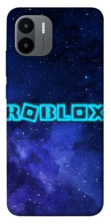 Чехол на Xiaomi Redmi A1 / A2 Roblox Space Logo Blue фото 1 из 1