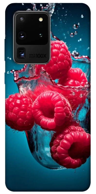 Чохол на Samsung Galaxy S20 Ultra Малинка у воді фото 1 з 1