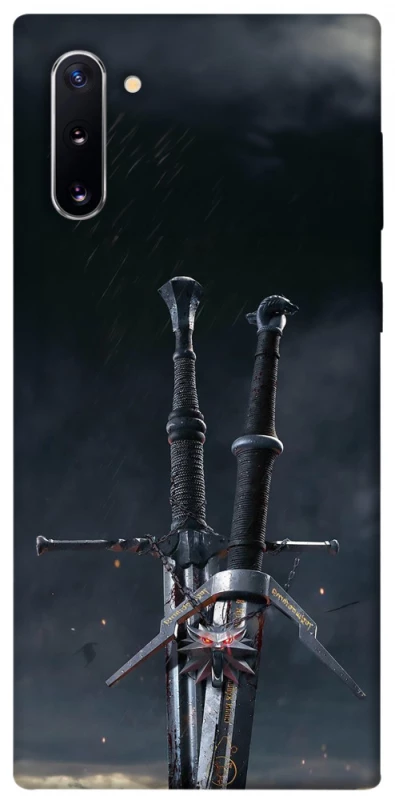 Чохол на Samsung Galaxy Note 10 Мечі Ведьмака фото 1 з 1
