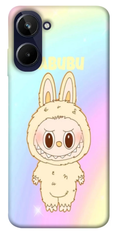Чехол на Realme 10 4G Fluffy Rainbow Labubu фото 1 из 1