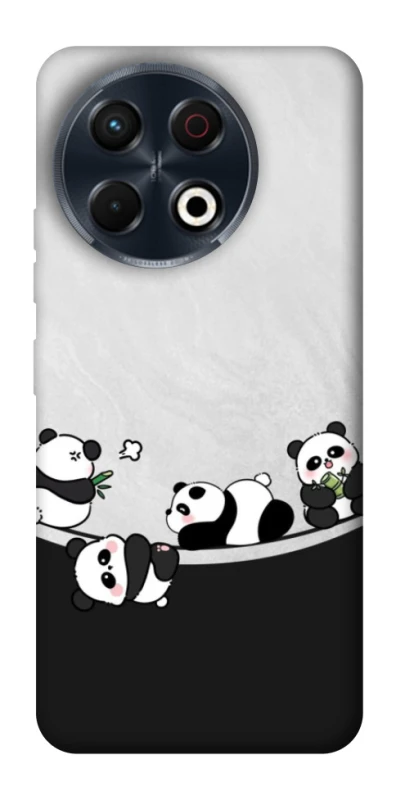 Чохол на TECNO Spark 30 Pro (KL7) Four pandas фото 1 з 1