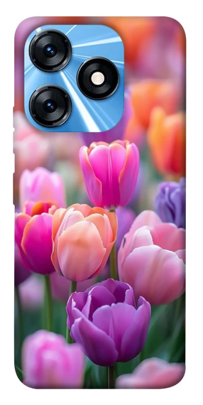 Чохол на TECNO Spark 10 Тюльпанове поле фото 1 з 1