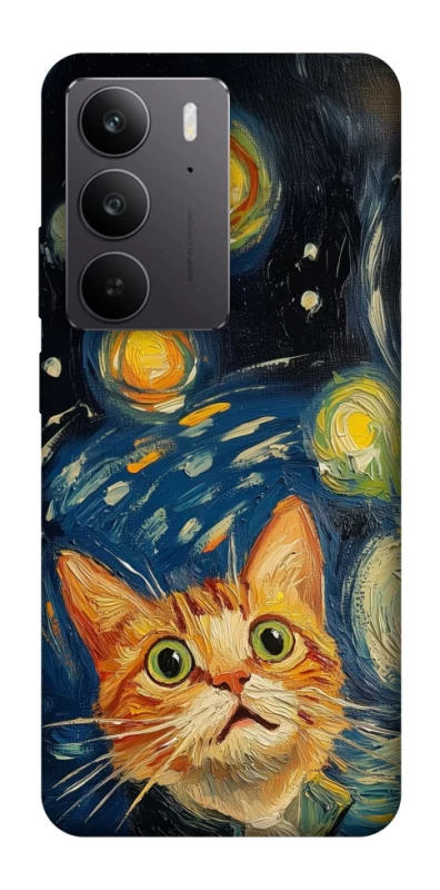 Чохол на Realme C75 paint cat фото 1 з 1