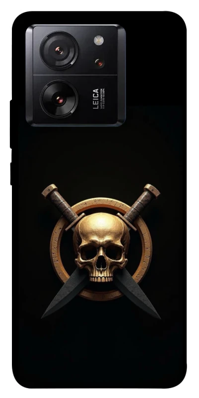 Чохол на Xiaomi 13T Pro Golden Skull фото 1 з 1
