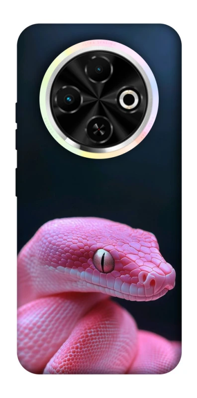 Чохол на TECNO Spark 30C Рожева змія фото 1 з 1