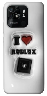 Чохол на Xiaomi Redmi 10C I love Roblox фото 1 з 1