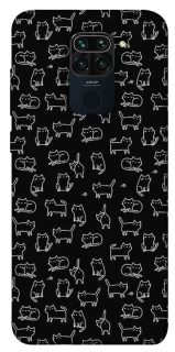 Чохол на Xiaomi Redmi Note 9 / Redmi 10X Black Cats фото 1 з 1