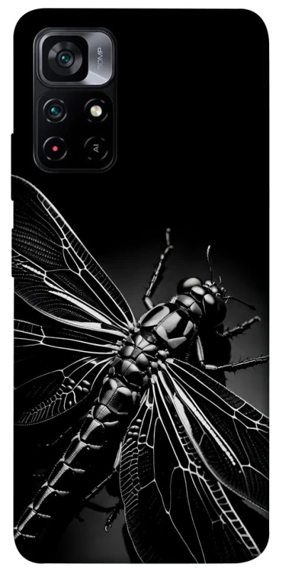 Чехол на Xiaomi Poco M4 Pro 5G Black dragonfly фото 1 из 1