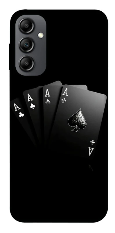 Чохол на Samsung Galaxy A14 4G/5G Black Cards фото 1 з 1