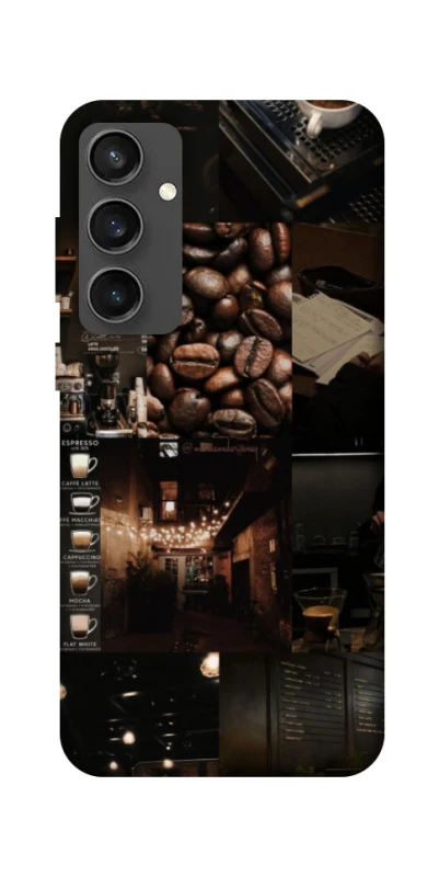 Чохол на Samsung Galaxy S24 FE Coffee collage ver.1 фото 1 з 1