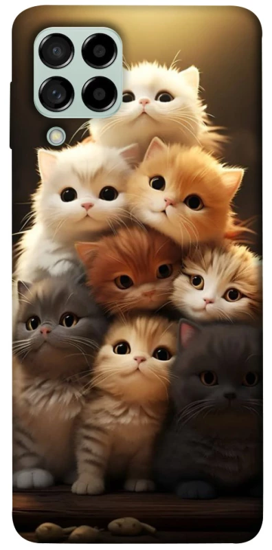 Чехол на Samsung Galaxy M53 5G Чехол Kittie Love v2 фото 1 из 1
