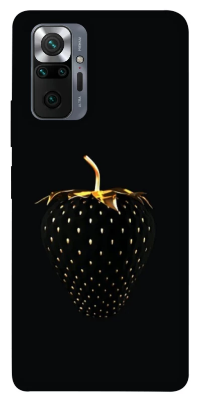 Чохол на Xiaomi Redmi Note 10 Pro Чорна полуниця фото 1 з 1
