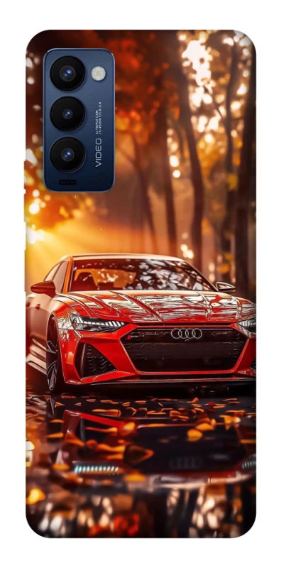 Чехол на TECNO Camon 18 Pro Audi at sunset фото 1 из 1