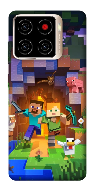 Чохол на ZTE Blade A56 Minecraft game фото 1 з 1