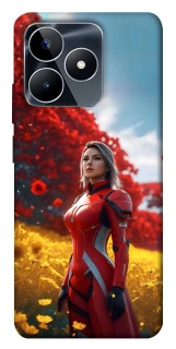 Чехол на Realme C53 Cyber space girl ver.5 фото 1 из 1