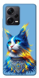 Чехол на Xiaomi Redmi Note 12 Pro 5G Кот патриот фото 1 из 1
