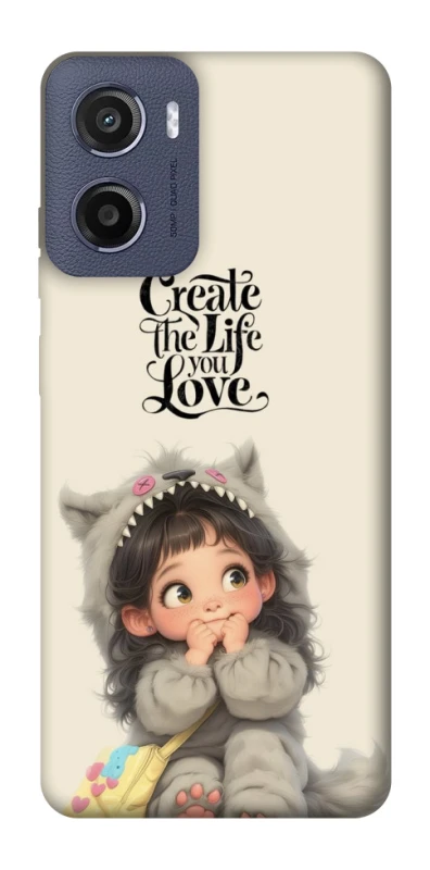 Чохол на Motorola Moto E15 Create the life you love фото 1 з 1