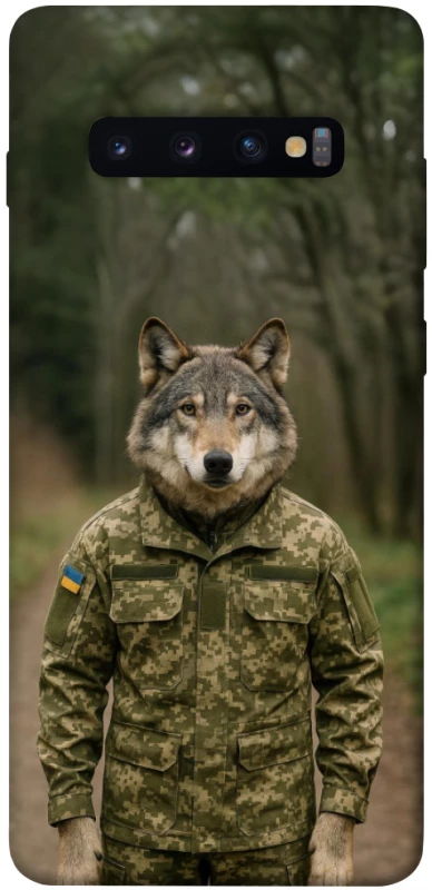 Чохол на Samsung Galaxy S10+ Вовк захисник фото 1 з 1