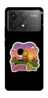 Чехол на Xiaomi Poco F6 Pro Love is ver.5 фото 1 из 1