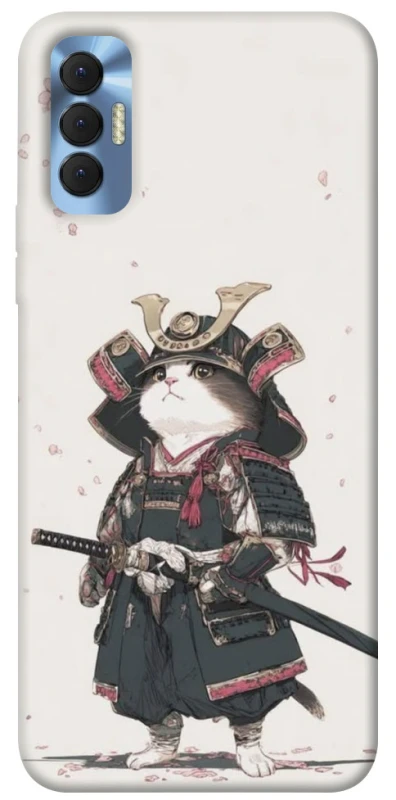 Чохол на TECNO Spark 8P Samurai Cat Warrior фото 1 з 1