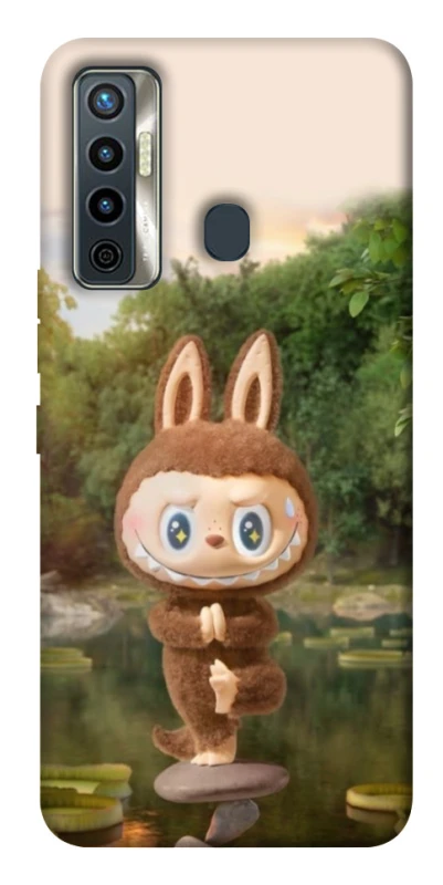 Чохол на TECNO Camon 17 Labubu Yoga фото 1 з 1