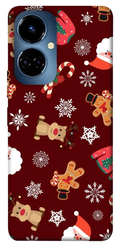Чехол на TECNO Camon 19 Pro Новогодний v6 фото 1 из 1