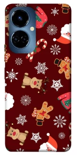 Чехол на TECNO Camon 19 Pro Новогодний v6 фото 1 из 1