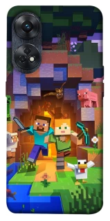 Чехол на Oppo Reno 8T 4G Minecraft game фото 1 из 1