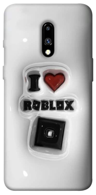 Чехол на OnePlus 7 I love Roblox фото 1 из 1