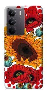 Чохол на Realme C75 Соняшники та маки фото 1 з 1