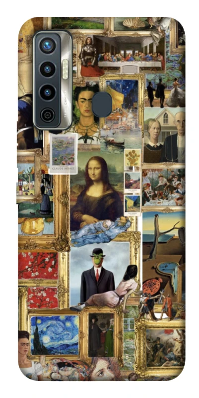 Чехол на TECNO Camon 17 Art collage ver.9 фото 1 из 1