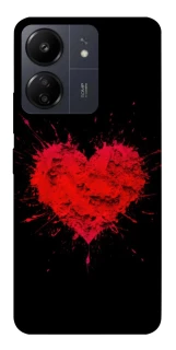Чехол на Xiaomi Redmi 13C Splash heart фото 1 из 1