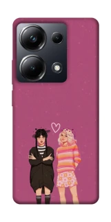 Чехол на Xiaomi Poco M6 Pro 4G Raven & Rainbow Wednesday фото 1 из 1