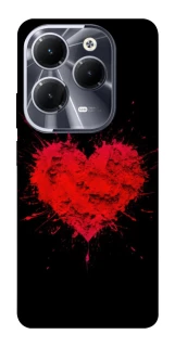 Чохол на Infinix Hot 40 Pro Splash heart фото 1 з 1