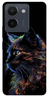 Чохол на Vivo Y36 Чорний кіт фото 1 з 1