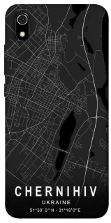 Чохол на Xiaomi Redmi 7A Chernihiv map фото 1 з 1