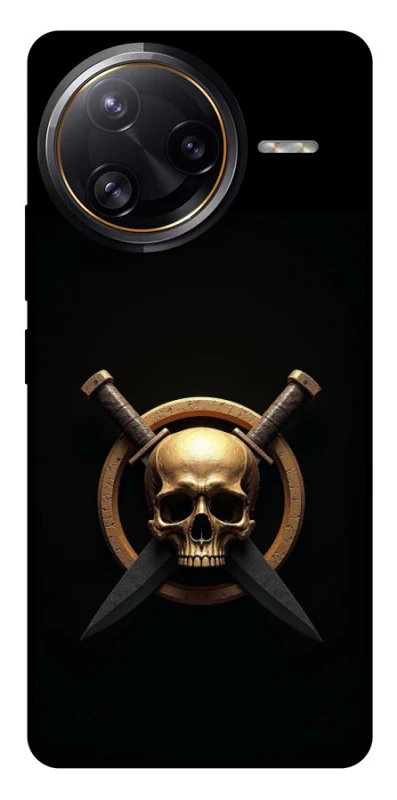 Чохол на Xiaomi Poco F7 Ultra Golden Skull фото 1 з 1