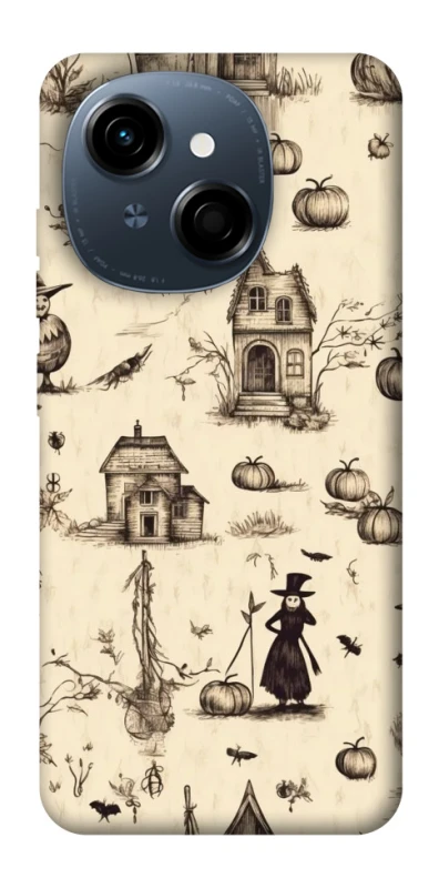 Чохол на TECNO Spark Go 1 Halloween aesthetic ver.1 фото 1 з 1