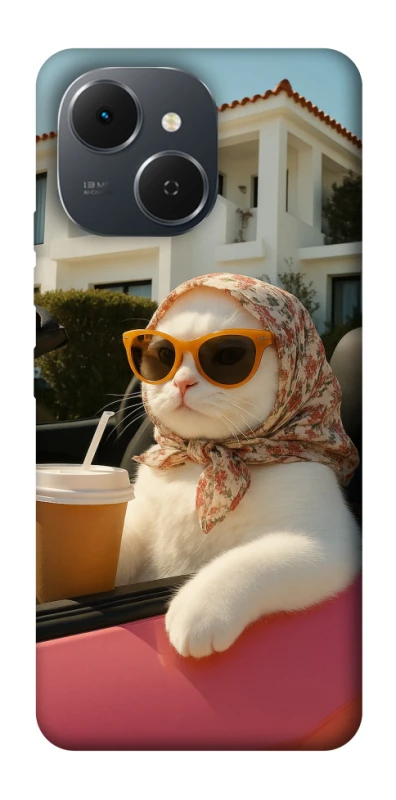 Чохол на TECNO Spark 40C Stylish Cat Cruise фото 1 з 1