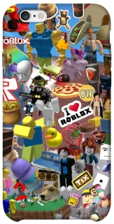 Чехол на Apple iPhone 6/6s (4.7") Roblox collage ver.5 фото 1 из 1