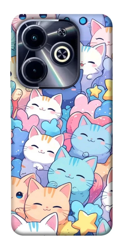 Чехол на Infinix Hot 40i Funny Kittens ver.3 фото 1 из 1