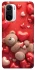 Чохол на Xiaomi Redmi K40 / K40 Pro / K40 Pro+ / Poco F3 bear in hearts фото 1 з 1
