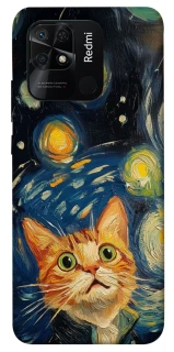 Чехол на Xiaomi Redmi 10C paint cat фото 1 из 1